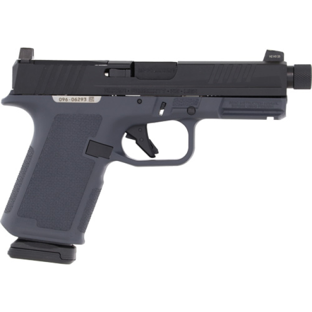 RUGER RXM 9MM LUGER 4" ADJ - 15-SHOT STEALTH GREY THREADED