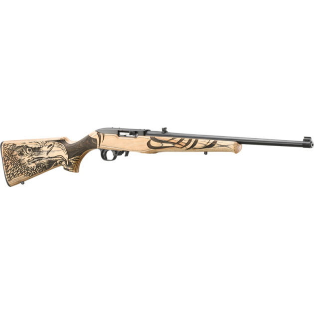 RUGER 10/22 22LR EAGLE SCENE - BLUED NATURAL LAMINATE STOCK