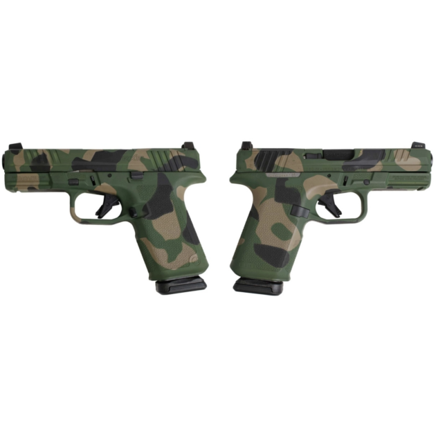 RUGER RXM 9MM PISTOL 4" BBL M81 CAMO, MAGPUL EHG, O.R. 2-15RD MAGS - ORION EXCLUSIVE
