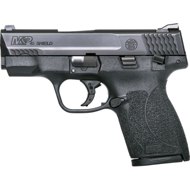 S&W SHIELD M2.0 M&P45 45ACP FS - BLACKENED SS/BLACK POLYMER