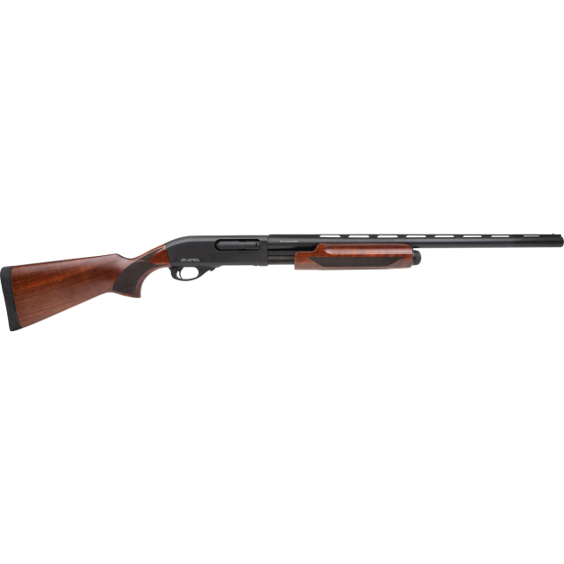 Rock Island PA12MNL26 PA12 Waterfowl 12 Gauge Pump 3.5" 4+1, 2" Black Anodized Smooth Bore/Vent Rib Barrel & Receiver, Fixed Walnut Wood Stock