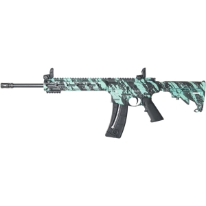 S&W M&P15-22 SPORT 22LR 16.5" - 25-SH 6-POS STK ROBINS EGG BL