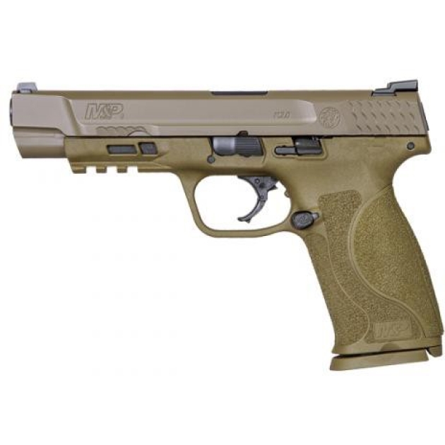 S&W M&P9 M2.0 9MM 5" FS - 17-SHOT FDE