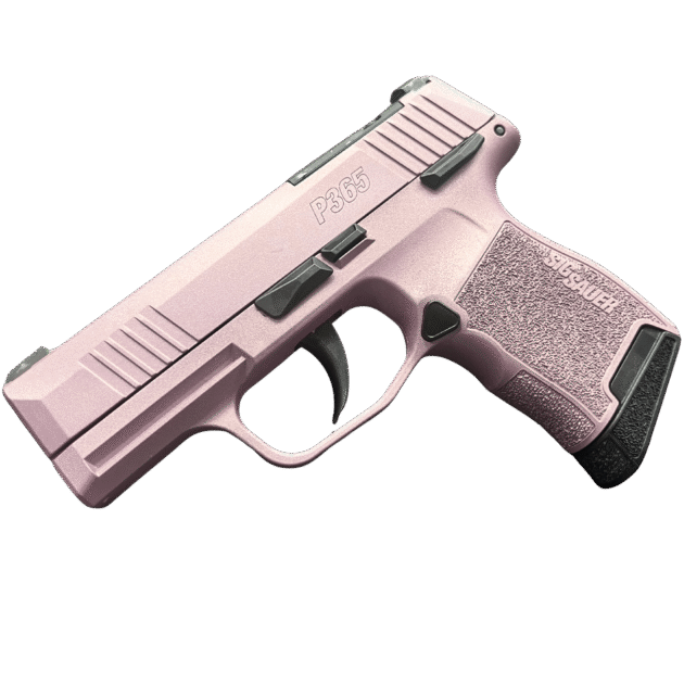 SIG SAUER P365 ROSE GOLD 9MM PSTL 3.10" BLK O.R. M.S. 2-10RD MAGS