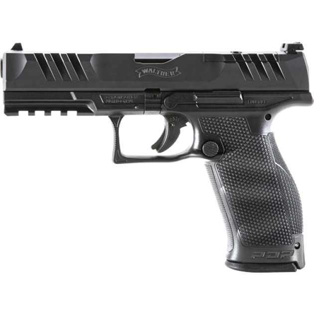 WALTHER PDP OR 9MM 5" - 10-SHOT BLACK POLYOMER FRAME