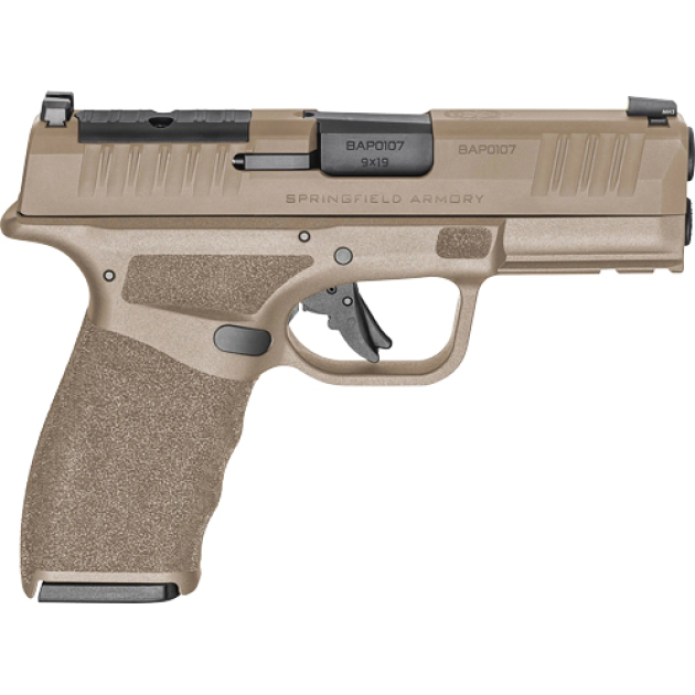 SPRINGFIELD HELLCAT PRO 9MM - 3.7" OPTICS READY 15RD FDE
