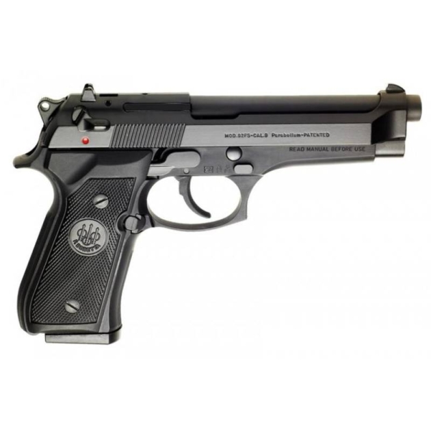 BERETTA 92FS 9MM PISTOL BLACK/BRUNITION 3-15RD MAGAZINES