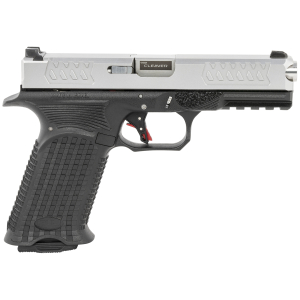 Bul Armory AXEFSCLEVSLV9US Axe Cleaver 9mm Luger 17+1 4.49" Barrel, Polymer Frame w/Picatinny Acc. Rail, Stainless Steel Slide,  Aggressive Textured Polymer Grip