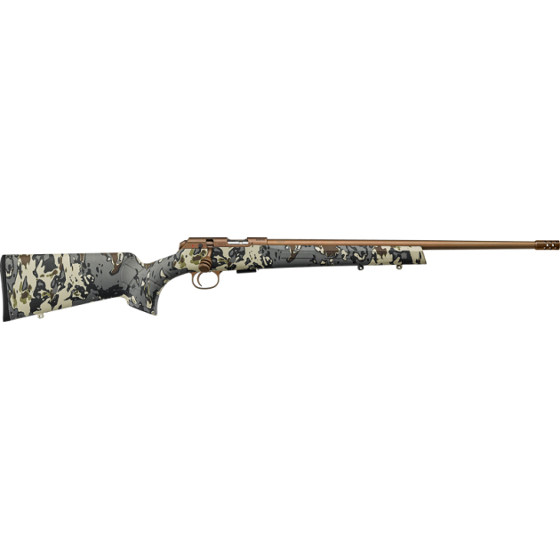 CZ 457 AMERICAN HUNTER 22LR 20 - THREADED BBL. BRONZE CAMO STK