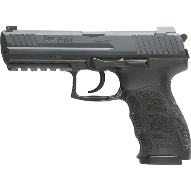 HK P30L V3 DA/SA 9MM LUGER - 4.45" BBL 1-20 1-17 MAG BLACK