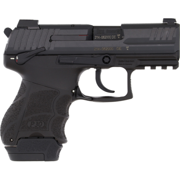 HK P30SK V3 DA/SA TRIGGER 9MM - 3.27" BBL 2-10RD W/SAFETY BLK