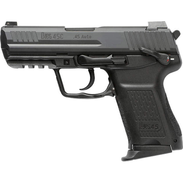 HK HK45C COMPT V1 DA/SA 45ACP - 3.94"BBL 2-8RD BLACK