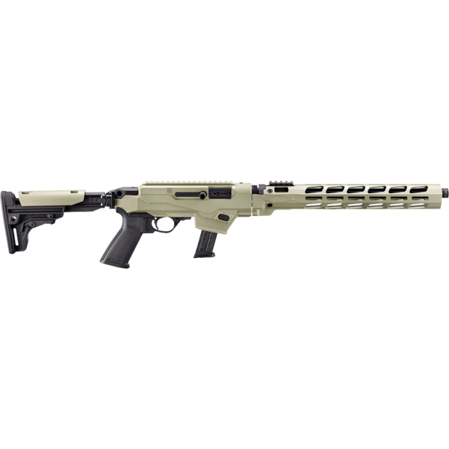 RUGER PC CARBINE 9MM 17-SHOT - DESERT VERDE CERAKOTE THREADED