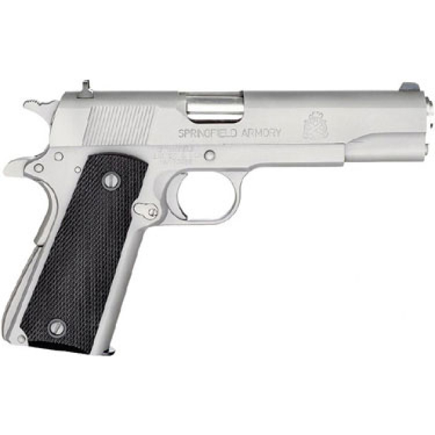SPRINGFIELD MIL-SPEC 1911   45 - ACP 5" 7RD STAINLESS CA COMP