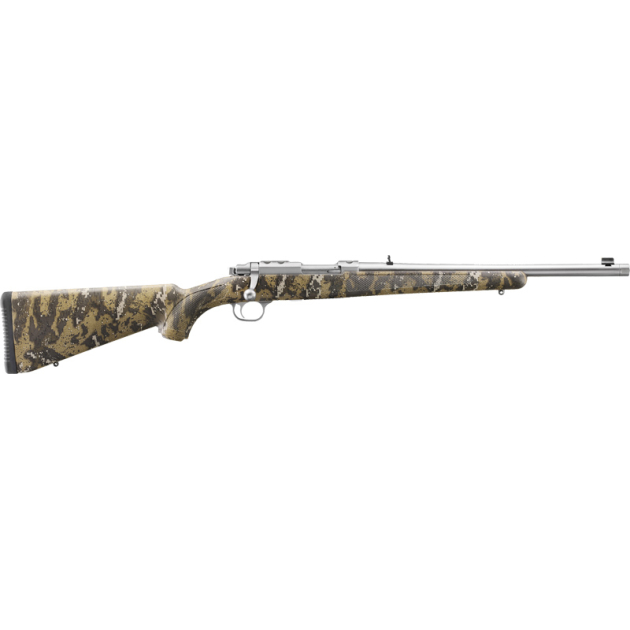 RUGER 77/44 44REM MAGNUM - SS SYN W/RINGS  THREADED