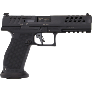WALTHER PDP MATCH 9MM 5" OR - 10-SHOT BLACK POLYOMER FRAME