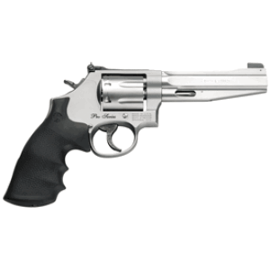 S&W PRO SERIES 686PLUS 357 5" - AS 7-SHOT STAINLESS RUBBER