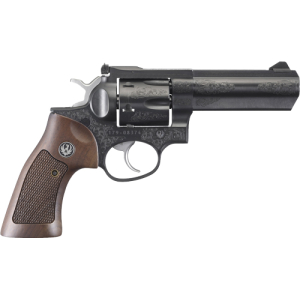 RUGER GP100 DELUXE 4" ENGRAVED - BLUED ADJ. (TALO)