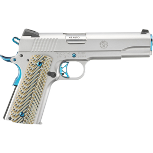 RUGER SR1911 BPVD 45ACP 8-SHOT - STAINLESS WOOD GRIPS