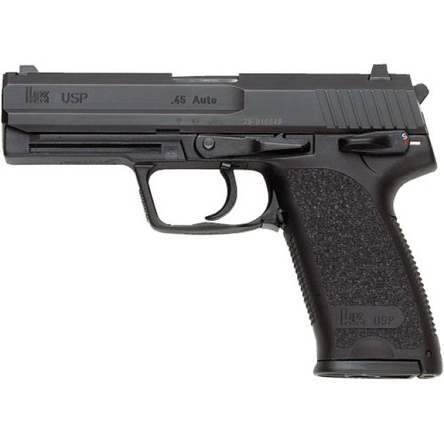 HK USP45 V1 DA/SA 45ACP - 4.41" BBL 2-12RD BLACK