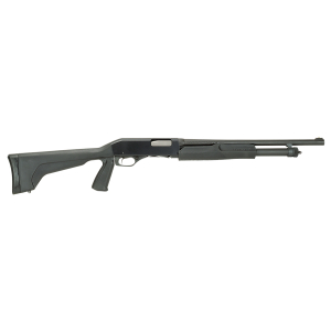 Stevens 22438 320 Security 20 Gauge 3" 5+1 18.50" Matte Blued Carbon Steel Barrel, Black Fixed Pistol Grip Stock Ambidextrous, Bead Sight