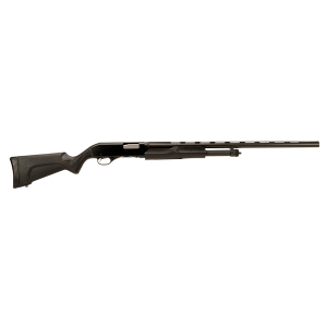 Stevens 22436 320 Field Full Size 20 Gauge Pump 3" 5+1 26" Matte Black Vent Rib Barrel, Matte Black Aluminum Receiver, Fixed Matte Black Synthetic Stock, Ambidextrous