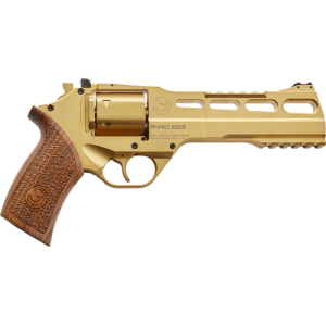 CHIAPPA RHINO 60SA 357MAG - 6" ADJ. SIGHT GOLD/WALNUT