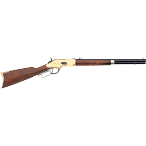 Taylors & Company 550190 1866  45 Colt (LC) Caliber with 10+1 Capacity, 20" Blued Octagon Barrel, Brass Metal Finish & Walnut Stock Right Hand (Full Size)