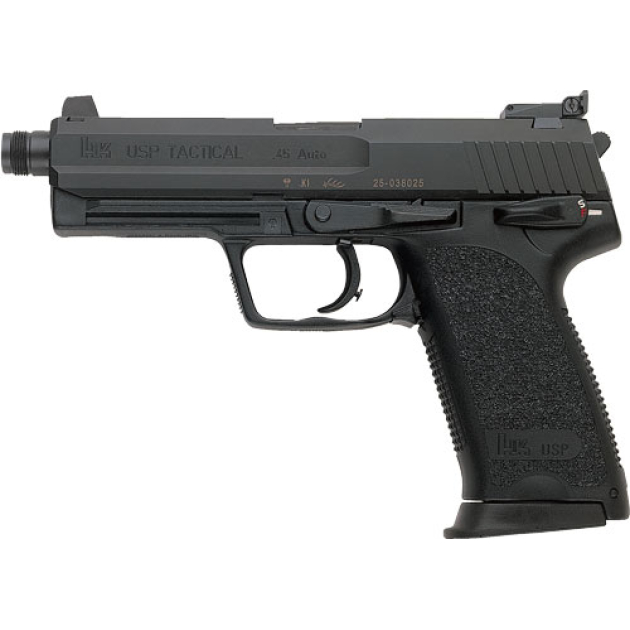HK USP45 TACTICAL V1 45ACP - 5.09" BBL 2-12RD BLACK