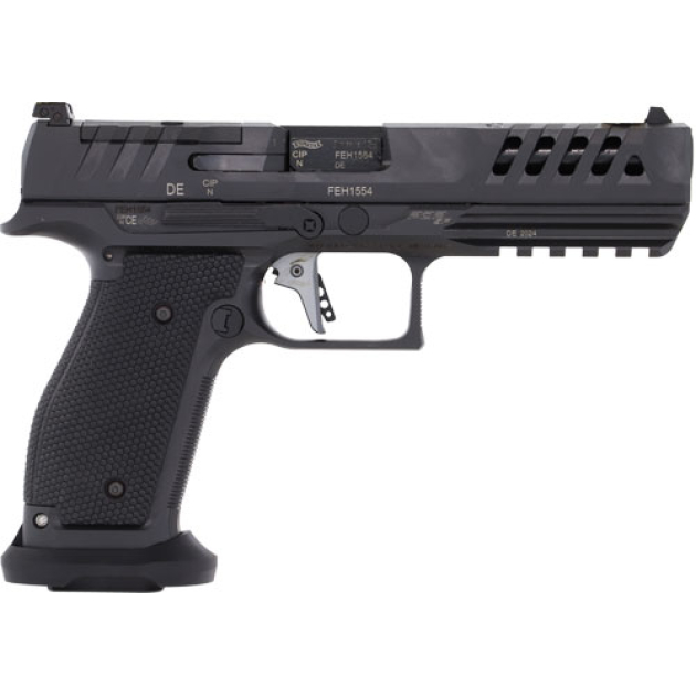 WALTHER PDP SF MATCH 9MM 5" OR - 10-SHOT BLACK STEEL FRAME