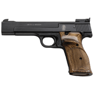S&W 41 22LR 5.5" HB AS - 10SH-ATS-TS-DT BLUED WOOD