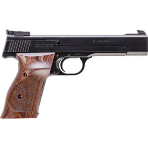 S&W 41 22LR 5.5" HB AS - 10SH-ATS-TS-DT BLUED WOOD - Image 3