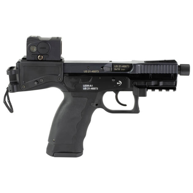 B&T USW-A1 9MM BLK 4.3" 17+1