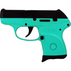 RUGER LCP 380ACP 6-SHOT FS - BLUED/SLD TURQUOIS FRM (TALO) - Image 2