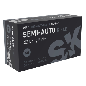 SK 420148 Semi-Auto Rilfe  22LR 40gr 50 Per Box/100 Case