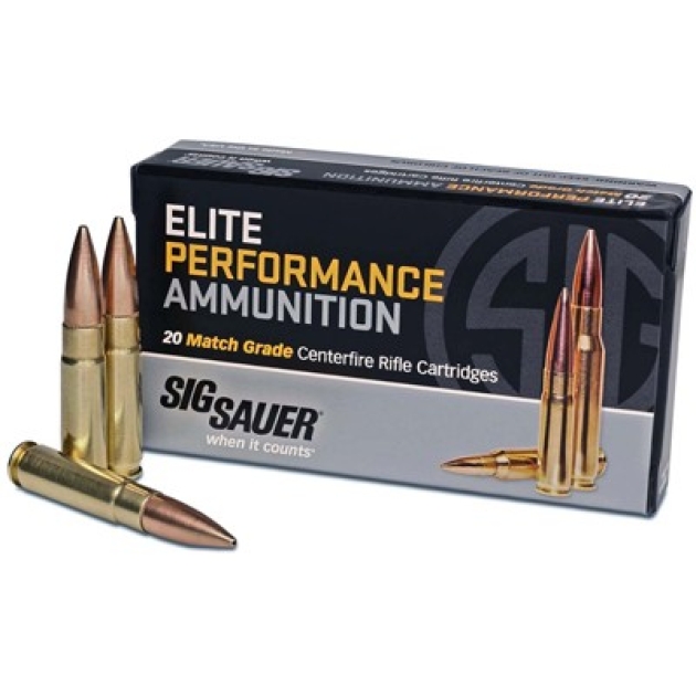 SIG AMMO 308 WIN 175GR OPEN - TIP MATCH 20RD 10BX/CS