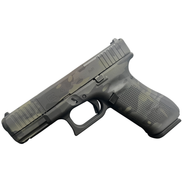 GLOCK 45 GEN 5 MOS BLACK MULTICAM FS 9MM PISTOL FXD 5.5lb 3-17RD MAGS