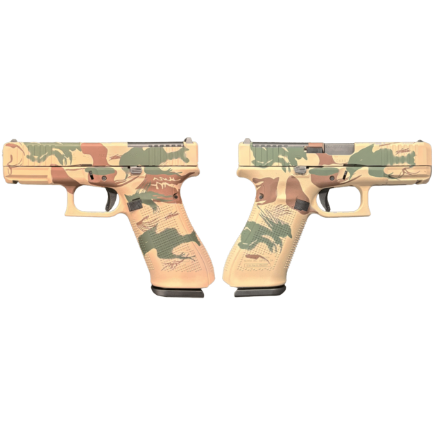 GLOCK 45 GEN 5 MOS RHODESIAN BRUSHSTROKE FS 9MM PISTOL FXD 5.5lb 3-17RD MAGS