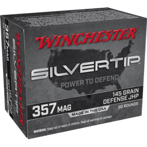 WINCHESTER SILVERTIP 357 MAG - 145GR HP 20RD 10BX/CS