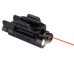 LaserMax SPSCR Red Spartan Light/Laser  Black 120 Lumens White LED