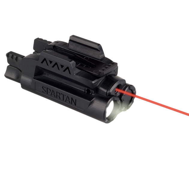 LaserMax SPSCR Red Spartan Light/Laser  Black 120 Lumens White LED