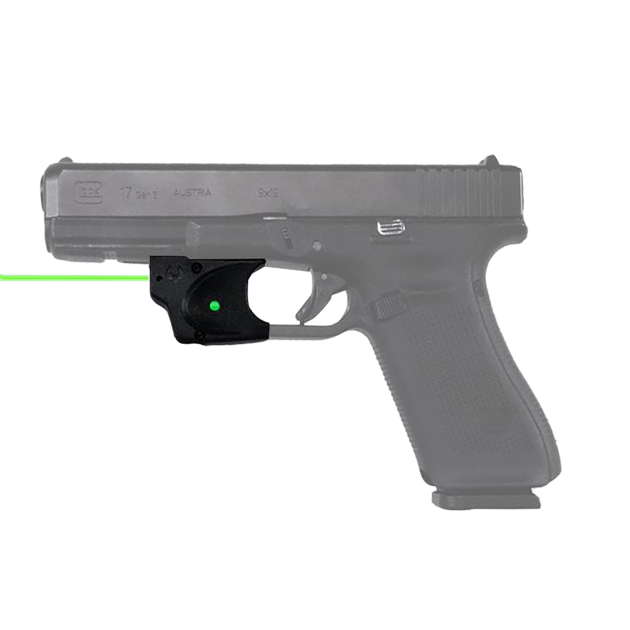 Viridian 9120091  E-Series Fits Glock 17/19/34/45/47 Green Laser Black Polymer Trigger Guard Mount