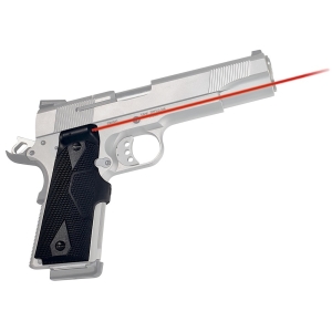 Crimson Trace 011200 Lasergrips  Fits 1911/1911A1, Red Laser Black Polymer