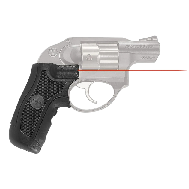 Crimson Trace 0143301 Lasergrips  Fits Ruger LCR/LCRx, Red Laser Black Polymer