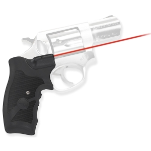 Crimson Trace 0119501 Lasergrips  Fits Ruger SP101, Red Laser 633nM Wavelength 5mW Output, Black Polymer