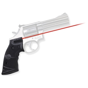 Crimson Trace 011280 Lasergrips  Fits S&W K & L Frames Square Butt, Red Laser 633nM Wavelength 5mW Output, Black Polymer