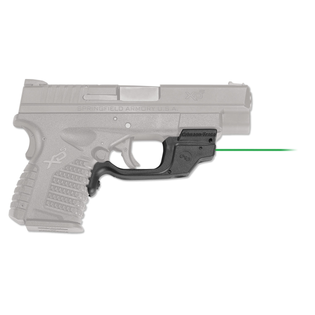 Crimson Trace 0147201 Laserguard  Fits Springfield XD-S, Green Laser Black Polymer