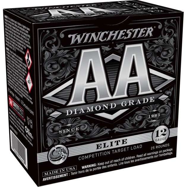 Winchester Ammo AADG12507 AA Diamond Grade 12Gauge 2.75" 1 1/8oz 7Shot 25 Per Box/10 Case