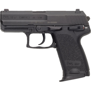 HK USP40 COMPACT V1 DA/SA 40SW - 3.58" BBL 2-10RD BLACK