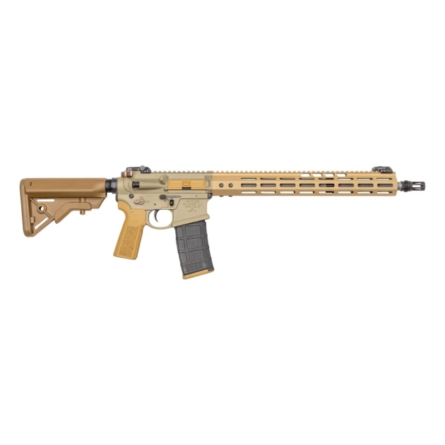 NOVESKE 5.56 16" M4 BBL, 15" MLOK RAIL FDE CERAKOTE 1-30RD PMAG